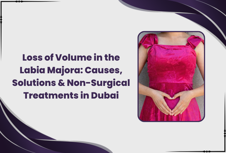 labia majora volume loss treatment and non surgical options in Dubai